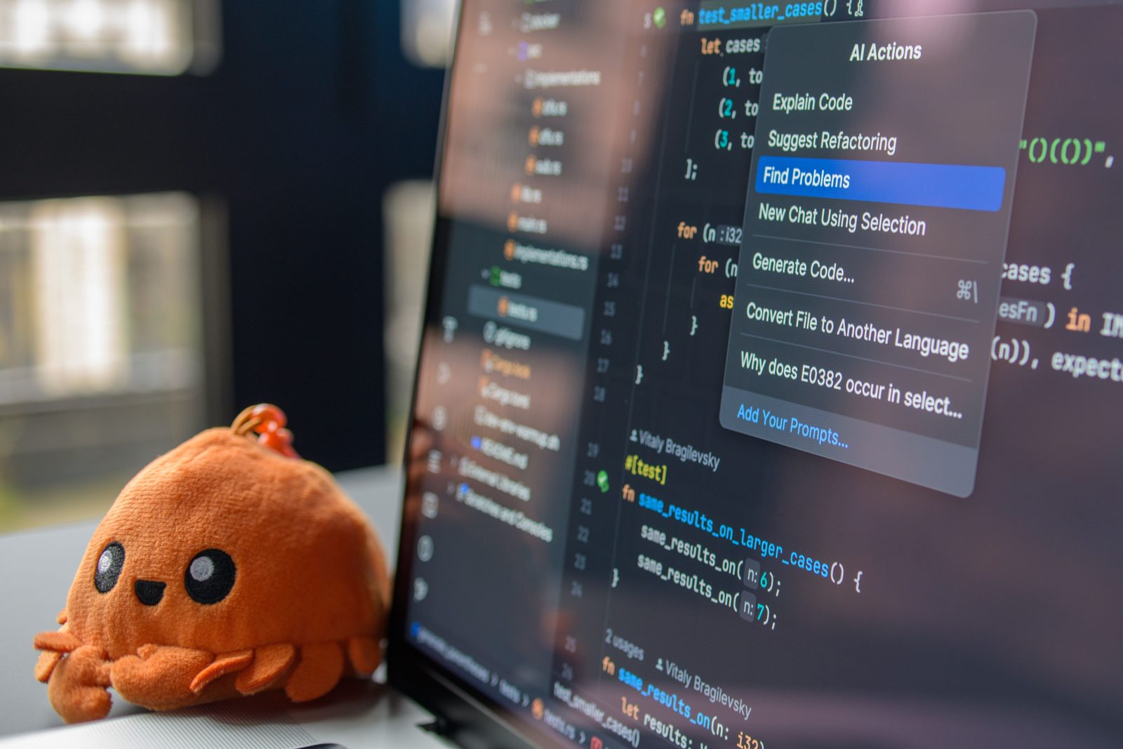 Un agent IA au travail sur du code